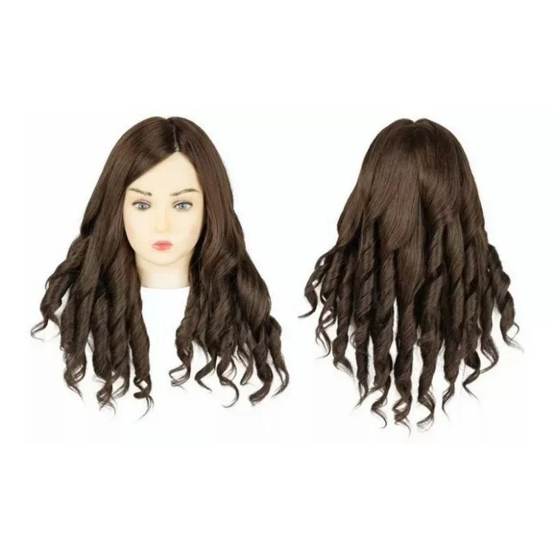 Ezzyso Cabeza De Maniquí De Entrenamien Para Práctica Peluquería