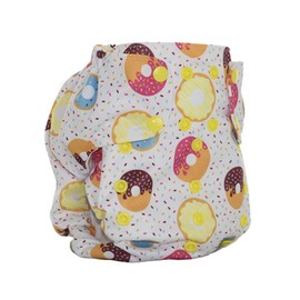 No Prep Organic Cloth Diaper – Smart Bottoms Dream Diaper 2.0 – Washable, Reusable – Natural Fiber Interior (Sprinkles)