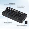 AAA Battery Charger with 16Pack AAA 800 Rechargeable Batteries, 8