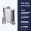 Westmark Pocket Hip Flask with Mini Funnel + 4 Cups