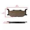 Caltric Front Brake Pads for Yamaha XVS650 V-Star 650 Classic