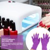 Beavorty 2Pcs UV Fingerless Gloves for Gel Manicure Breathable UV