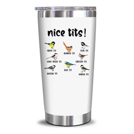 NewEleven Bird Watching Gifts, Bird Lover Gifts - Bird Gifts For Bird Lovers Men Women - Funny Birding Gifts For Birders, Bird Watchers, Bird Lovers, Men, Women, Friends, Coworkers - 20 Oz Tumbler