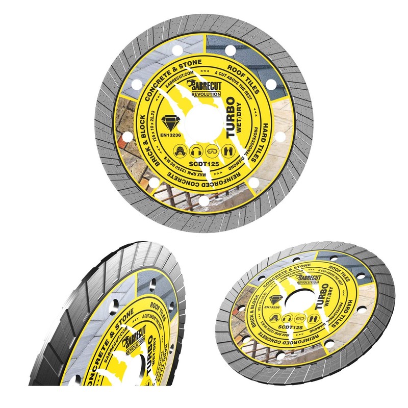 2 x SabreCut SCDT125_2 125mm (5 inch) x 10mm x