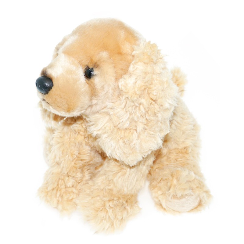 tachi Cocker Spaniel Soft Toy Dog Cuddly Toy Beige Sitting