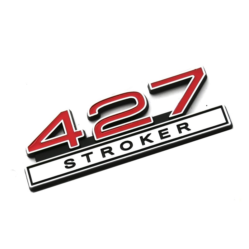 2pcs 427 Stroker 7.0 Liter Engine Emblems Badge 3D Decals