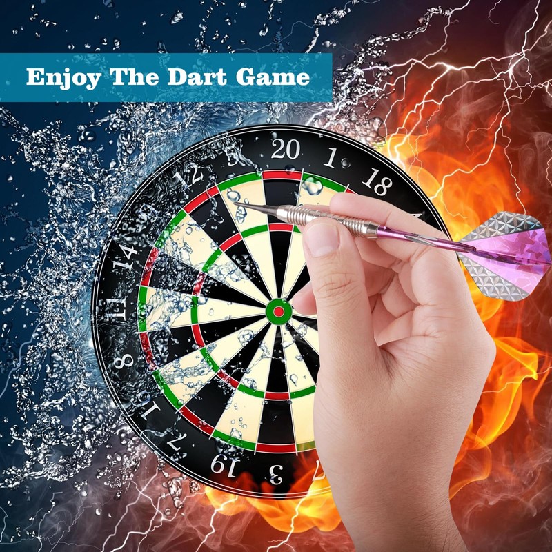 Deetenks 90PCS Dart Flights 30 Sets Durable Standard PET and