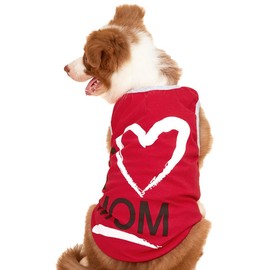 2 Pieces Dog Shirts Printed Cat T-Shirts Soft Cotton Pet T-Shirt Breathable Puppy Sweatshirt Apparel Outfit for Dog Cat L