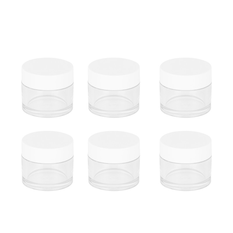 10Pcs 20g Round Empty Container Jar Refillable for Cream Cosmetic