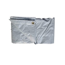 XTARPS - 6 x 8 - Heavy Duty Waterproof Vinyl Trailer Tarp with 10 pc Rubber Bungee
