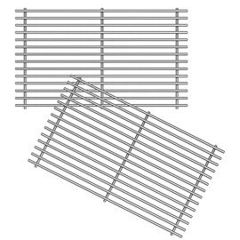 OTAMECE 7637 Grill Grates Replacement for Weber Spirit Grill Parts, 17.5 x 10.2 Inch Cooking Grid for Weber Spirit E-210 E-215 E-220 S-210 S-215 Spirit II E-210 E-220