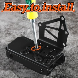 Tactical Tourniquet Holder and Bracket, Aluminum Alloy Tourniquet Holder with Adapter for Holster, Police Law Enforcement Accessories for 3-Hole Right Holster