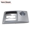 RLB-HILON Silver Center Console Shifter Bezel Gear Shift Panel Cover