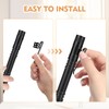 HRXMS 20 Pieces Replacement Flashlight Clip for Removable Accessories, Black