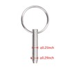 GANGUOLA Quick Release Pin Bimini Top Pins 1/4" Lanyard Boat