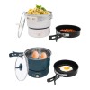 TBvechi 1.6L Mini Hot Pot Multifunction Split Electric Cooker with