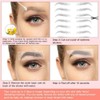 Eyebrow Tattoo Stickers 80 Pairs, 8 Sheets Eyebrow Temporary Tattoo