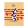 Jasimkiss Evil Eye 7 Knot Lucky Bracelets Adjustable Red String