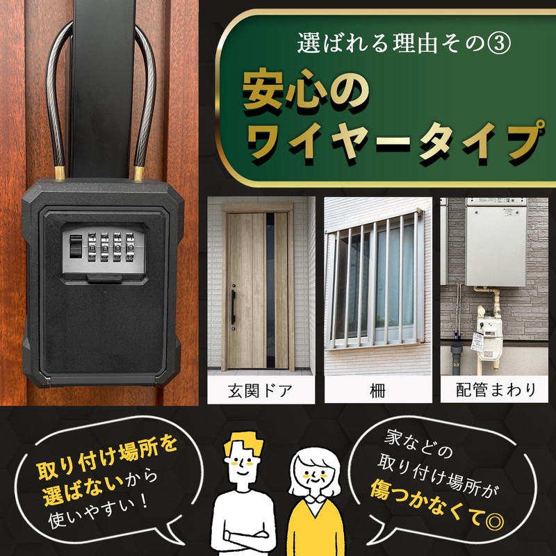 Genny+Design Iron Wall Body Key Box, Metal Wall Body, Strong