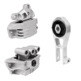 3PCS Engine Motor & Trans Mount Set Fit for 2016-2018 Fiat 500X, for 2015-2020 Renegade for 2017-2020 Compass 9 Speed Trans 2.4L L4 Automatic Transmission Motor Mount Replace OE A5862 A5898 68258599AA