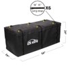 CZC AUTO Hitch Cargo Carrier Bag, 20 cu. ft Waterproof/Rainproof/Weatherproof