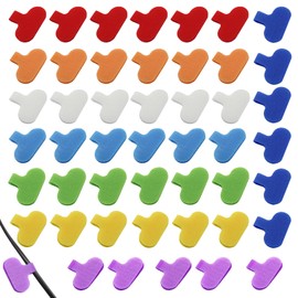 Kyuionty 48 Pcs Cable Labels, 8 Colors Write On Cord Labels Self-Adhesive Nylon Wire Labels Identification Tags for Electronic Computers Cable Management