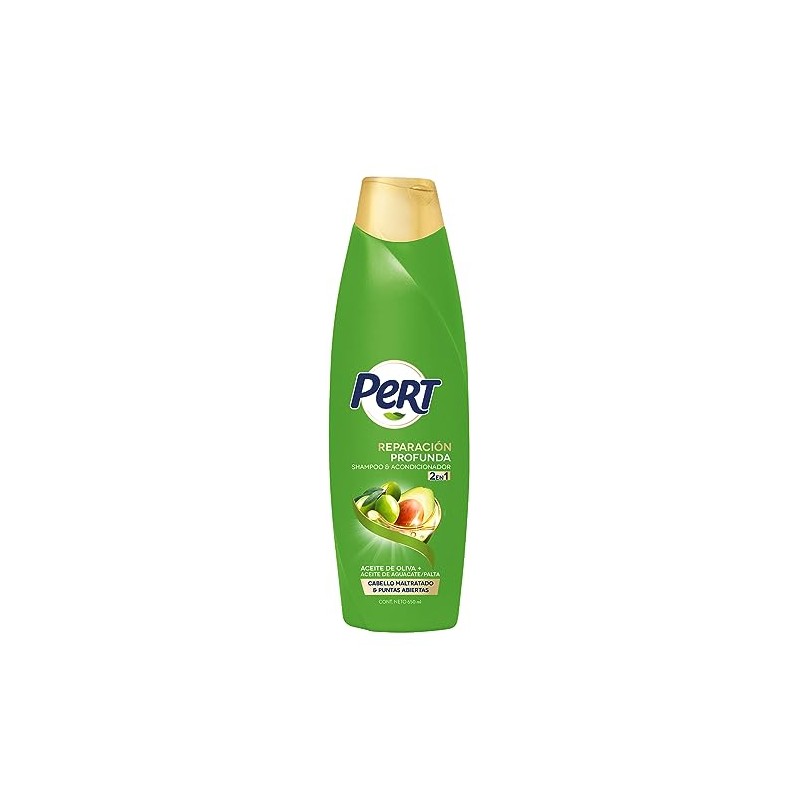 PERT, Shampoo 2 en 1 Olivo y Aguacate | Limpia