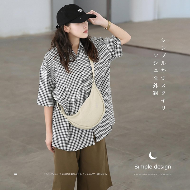 GlamollaMisse Crescent Shaped Mini Shoulder Crossbody Bag, Shoulder Bag, Handbag,