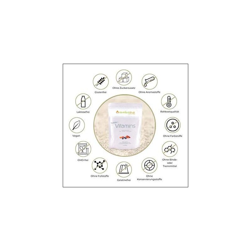 Mathilda's Vitamin Powder with Acai, Acerola & Camu Camu by