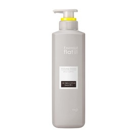 Flat Essential Flat Volume Down Shampoo, Curly Hair, Curly Hair, Endless, Straight Hair, Stiffness Remover Formula (Cleaning Ingredient) Bottle, 16.9 fl oz (500 ml)