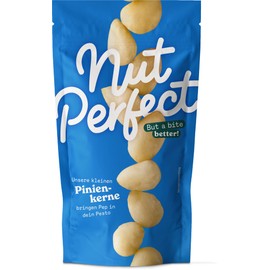 Nut Perfect | Pinienkerne | klein und rund | besonders kerniger und intensiver Geschmack | ideal zum Rösten | Kerne der Pummelkiefer | 50g