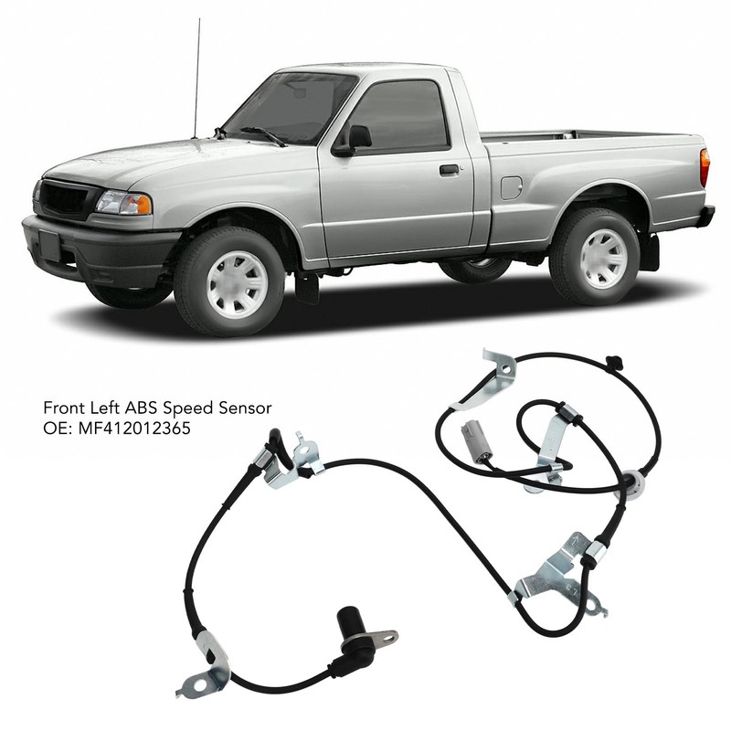 ABS Wheel Speed Sensor Front Left MF412012365 Sensitive Replacement for