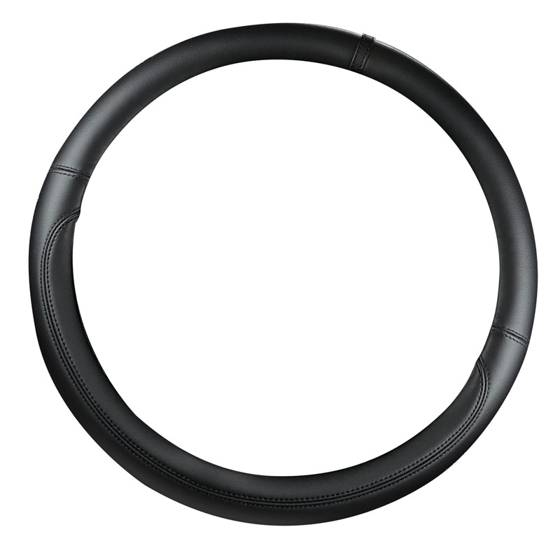 Steering Wheel Cover Nappa Leather Wrapped Wheel Protector Anti Slip