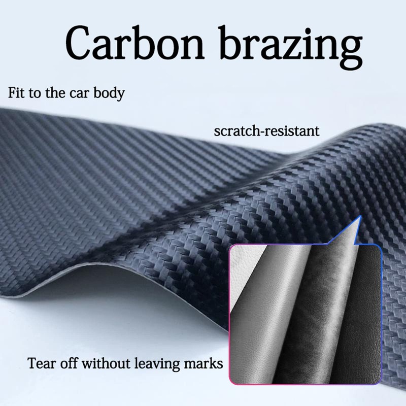 Car Carbon Fiber Rear Bumper Protector Compatible with Mazda CX5