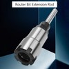 PRATYAHARA 1/4 Inch ER16 Router Collet Adapter Extension Chuck Rod