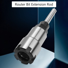 PRATYAHARA 1/4 Inch ER16 Router Collet Adapter Extension Chuck Rod Engraving Machine Extension Rod with Spring Collet Set