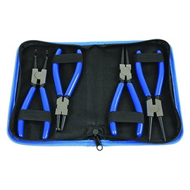 Laser 6685 Circlip Plier Set 180mm 4pc, Silver