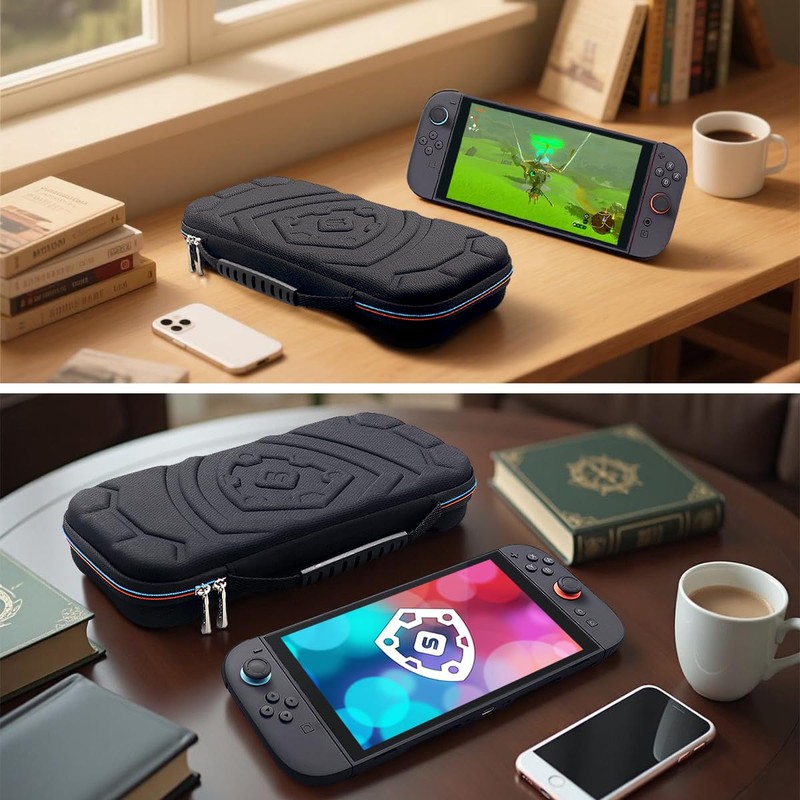 sisma スリムケース Switch 2 専用 セミハードケース Switch2 本体収納ポーチ 保護 ケース