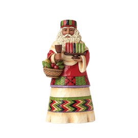 Enesco Jim Shore Jim Shore Heartwood Creek Norwegian Santa 4053705 Figurine, Multicoloured