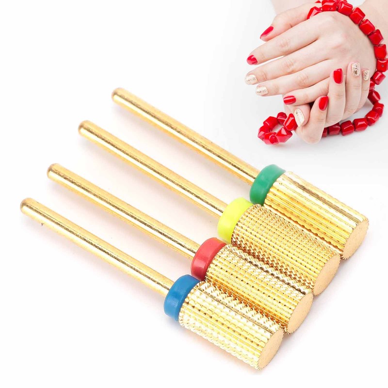 4pcs Nail Art Manicure Drill Bits Electric Grinding Machine Tool