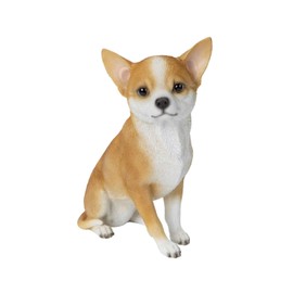 Uvia H14061-1 Chihuahua Sitting 6.9 x 3.3 x 7.3 inches (15 x 8 x 18.5 cm), Doll, Figurine, Figurine, Animal, Animal, Garden, Decorative, Realistic, Cute, Dog, Dog