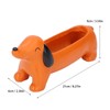 Dachshund Succulent Pot Adorable Efficient Drainage Versatile Lightweight Resin Dog
