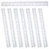 12 Pack Clear Plastic Ruler,Straight Ruler,8 Pack 30cm Ruler, 4