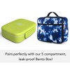 Fenrici - Lonchera estilo tie-dye azul para niños, niñas, lonchera