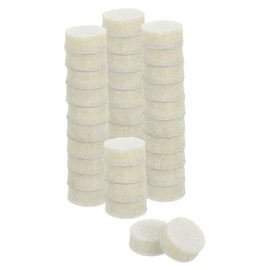 uxcell Furniture Pads, 36Pcs 0.5" - Round Self Adhesive Felt Furniture Pads, Floor Protectors for Furniture Feet Chairs Legs Hardwood Floors (Beige)