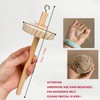 2 Pieces DIY Drop Spindle Top Wheel Yarn Spinner Hand