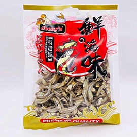 Ikan Bilis Medium Dried Anchovies with Head On for Snacking, Cooking, Side Dishes 100g by Jeeny's