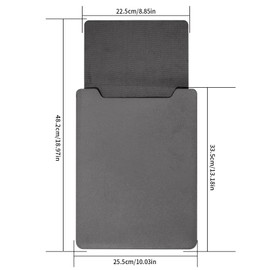 13.3-14" Laptop Sleeve, Padded Laptop Case, Thin Portable Versatile Laptop Case Bag Compatible with Laptop 2022 Pro 14 inch/2015 Pro 13.3 inch/2015 Air 13.3 inch (Dark Gray)