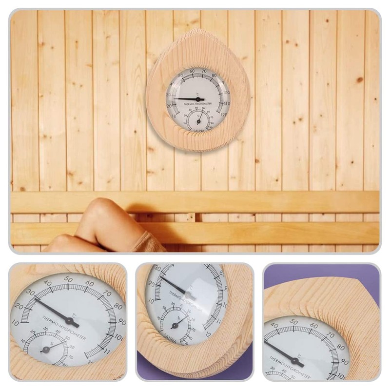 BESPORTBLE Indoor Temperature Gauge Room Temperature Meter Wall Thermometer Thermohygrometer
