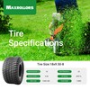 (2 Pack) MAXROLLORS 18x9.50-8 Lawn Mower Tires, 18x9.5-8 for Garden